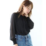 シアー素材で優しい印象に◎シアー袖ブラウス ブラウス トップス | Classical Elf | 詳細画像4