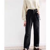 深めのタックが印象的なウエストタックハイウエストデニム＆チノセミワイドパンツ≪S… | Classical Elf  | 詳細画像9 