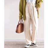 深めのタックが印象的なウエストタックハイウエストデニム＆チノセミワイドパンツ≪S… | Classical Elf  | 詳細画像16 