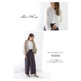 シアー素材で優しい印象に◎シアー袖ブラウス ブラウス トップス | Classical Elf | 詳細画像12