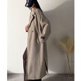 定番、レトロシルエット。ダブルテーラードロングコート | Classical Elf  | 詳細画像29 