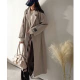 定番、レトロシルエット。ダブルテーラードロングコート | Classical Elf  | 詳細画像32 