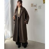 定番、レトロシルエット。ダブルテーラードロングコート | Classical Elf | 詳細画像50
