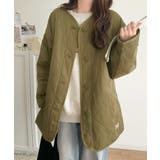 大人のこなれ感。ノーカラーキルティングジャケット | Classical Elf  | 詳細画像42 