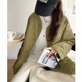 大人のこなれ感。ノーカラーキルティングジャケット | Classical Elf  | 詳細画像45 