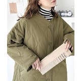 大人のこなれ感。ノーカラーキルティングジャケット | Classical Elf  | 詳細画像49 