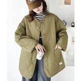 大人のこなれ感。ノーカラーキルティングジャケット | Classical Elf  | 詳細画像51 