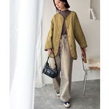 大人のこなれ感。ノーカラーキルティングジャケット | Classical Elf  | 詳細画像56 