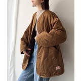 大人のこなれ感。ノーカラーキルティングジャケット | Classical Elf  | 詳細画像60 