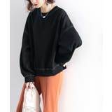 バックステッチショート丈オーバーサイズシンプル無地スウェット(長袖) | Classical Elf | 詳細画像7