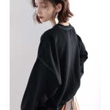 バックステッチショート丈オーバーサイズシンプル無地スウェット(長袖) | Classical Elf | 詳細画像9