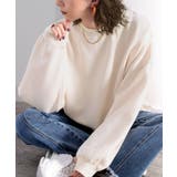 バックステッチショート丈オーバーサイズシンプル無地スウェット(長袖) | Classical Elf | 詳細画像11