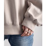 バックステッチショート丈オーバーサイズシンプル無地スウェット(長袖) | Classical Elf | 詳細画像21