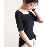 ショート丈 コットンリブカットソー(半袖) | Classical Elf  | 詳細画像11 