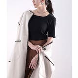 ショート丈 コットンリブカットソー(半袖) | Classical Elf  | 詳細画像12 