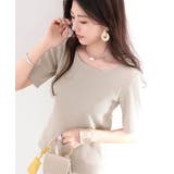 ショート丈 コットンリブカットソー(半袖) | Classical Elf  | 詳細画像17 