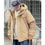 ベージュ | 《Javaジャバコラボ》極暖、異素材パネルフェイクダウンジャケット | Classical Elf Men