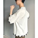 トレンドライクなゆるシルエット。【メンズ】ステッチデザインTシャツ（半袖） | Classical Elf Men | 詳細画像7 