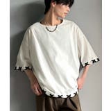 トレンドライクなゆるシルエット。【メンズ】ステッチデザインTシャツ（半袖） | Classical Elf Men | 詳細画像5 