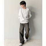 ゆるさとスタイリッシュを両立。オーバーサイズウェーブ柄ジャガード長袖Tシャツ | Classical Elf Men | 詳細画像7