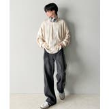 ゆるさとスタイリッシュを両立。オーバーサイズウェーブ柄ジャガード長袖Tシャツ | Classical Elf Men | 詳細画像31