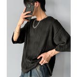 涼しくキマる、大人のリラックス。オーバーサイズウェーブ柄ジャガード半袖Tシャツ | Classical Elf Men | 詳細画像10