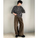 涼しくキマる、大人のリラックス。オーバーサイズウェーブ柄ジャガード半袖Tシャツ | Classical Elf Men | 詳細画像18