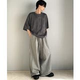涼しくキマる、大人のリラックス。オーバーサイズウェーブ柄ジャガード半袖Tシャツ | Classical Elf Men | 詳細画像19