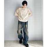 涼しくキマる、大人のリラックス。オーバーサイズウェーブ柄ジャガード半袖Tシャツ | Classical Elf Men | 詳細画像25