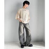 涼しくキマる、大人のリラックス。オーバーサイズウェーブ柄ジャガード半袖Tシャツ | Classical Elf Men | 詳細画像27