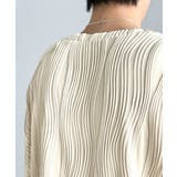 涼しくキマる、大人のリラックス。オーバーサイズウェーブ柄ジャガード半袖Tシャツ | Classical Elf Men | 詳細画像29
