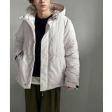 ライトグレー | 大人のシンプルカジュアル。中綿スタンドネックフーディージャケット | Classical Elf Men