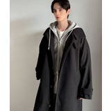 魅せ方、自由自在。襟2way比翼仕立てニットメルトンスタンドステンカラーコート | Classical Elf Men | 詳細画像9 