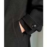 魅せ方、自由自在。襟2way比翼仕立てニットメルトンスタンドステンカラーコート | Classical Elf Men | 詳細画像11 