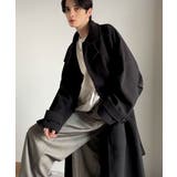 魅せ方、自由自在。襟2way比翼仕立てニットメルトンスタンドステンカラーコート | Classical Elf Men | 詳細画像2 