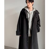魅せ方、自由自在。襟2way比翼仕立てニットメルトンスタンドステンカラーコート | Classical Elf Men | 詳細画像7 
