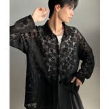 大人上品さが魅力◎ルーズシルエット 花柄レースオーバーシャツ(長袖) | Classical Elf Men | 詳細画像9