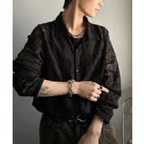 大人上品さが魅力◎ルーズシルエット 花柄レースオーバーシャツ(長袖) | Classical Elf Men | 詳細画像10