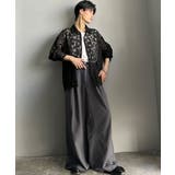 大人上品さが魅力◎ルーズシルエット 花柄レースオーバーシャツ(長袖) | Classical Elf Men | 詳細画像15