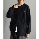 知的に決まる、メンズの上品シンプル。胸刺繍タック編みカーディガン（長袖） | Classical Elf Men | 詳細画像15 