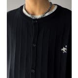 知的に決まる、メンズの上品シンプル。胸刺繍タック編みカーディガン（長袖） | Classical Elf Men | 詳細画像17 