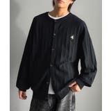 知的に決まる、メンズの上品シンプル。胸刺繍タック編みカーディガン（長袖） | Classical Elf Men | 詳細画像5 