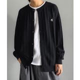 知的に決まる、メンズの上品シンプル。胸刺繍タック編みカーディガン（長袖） | Classical Elf Men | 詳細画像6 