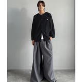 知的に決まる、メンズの上品シンプル。胸刺繍タック編みカーディガン（長袖） | Classical Elf Men | 詳細画像7 