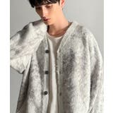 ライトグレー | 【Classical Origin】「まるで毛布。」モヘアライクシャギー素材Vネ… | Classical Elf Men