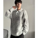 「まるで毛布。」モヘアライクシャギー素材ニットポロシャツ Mohair Like | Classical Elf Men | 詳細画像5