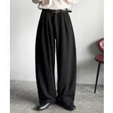 「まるでスラックス！」ベルトループ付き2タックカーブシルエットスウェットパンツ | Classical Elf Men | 詳細画像8 