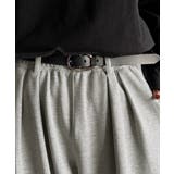 「まるでスラックス！」ベルトループ付き2タックカーブシルエットスウェットパンツ | Classical Elf Men | 詳細画像15 