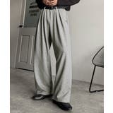 「まるでスラックス！」ベルトループ付き2タックカーブシルエットスウェットパンツ | Classical Elf Men | 詳細画像4 