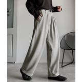 「まるでスラックス！」ベルトループ付き2タックカーブシルエットスウェットパンツ | Classical Elf Men | 詳細画像5 